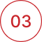 Red number "03" inside a red circle on a light gray background.